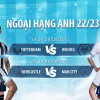 Ngoại Hạng Anh 2022/23: Tottenham vs Wolves, Newcastle vs Man City