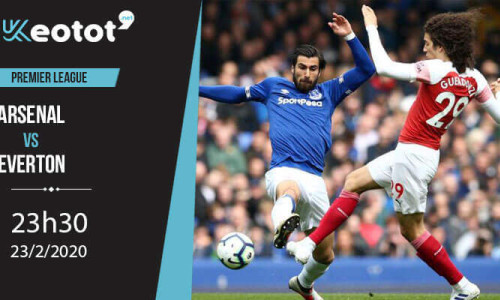 Soi kèo Arsenal vs Everton lúc 23h30 ngày 23/2/2020