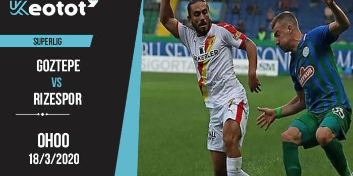 Soi kèo Goztepe vs Rizespor lúc 0h ngày 18/3/2020