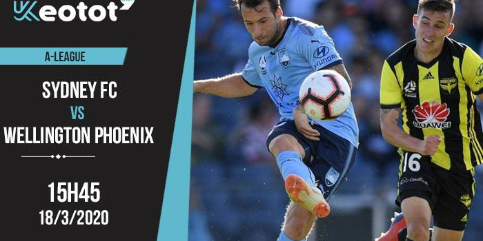 Soi kèo Sydney FC vs Wellington Phoenix lúc 15h45 ngày 18/3/2020