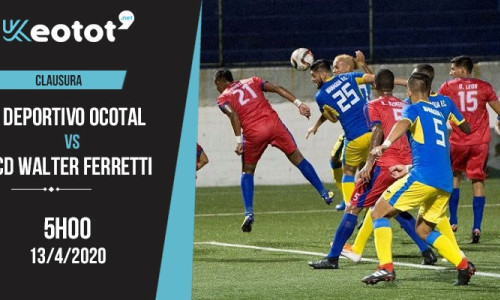 Soi kèo Deportivo Ocotal vs Deportivo Walter Ferretti lúc 5h ngày 13/4/2020