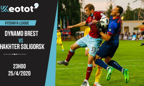 Soi kèo Dinamo Brest vs Shakhter Soligorsk lúc 23h ngày 25/4/2020