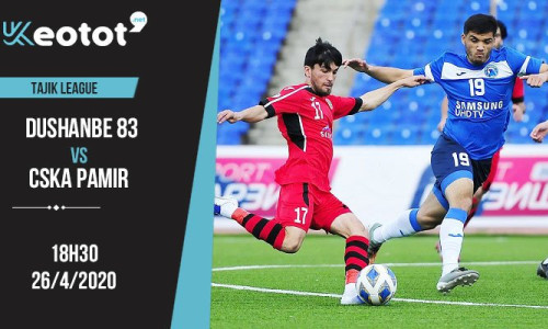 Soi kèo Dushanbe 83 vs CSKA Pamir lúc 18h30 ngày 26/4/2020
