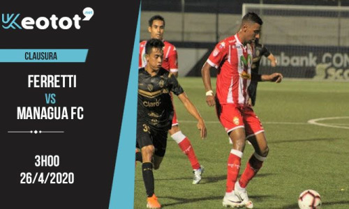 Soi kèo Ferretti vs Managua FC lúc 3h ngày 26/4/2020