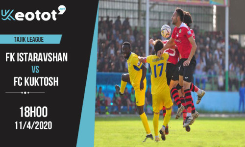 Soi kèo FK Istaravshan vs FC Kuktosh lúc 18h ngày 11/4/2020