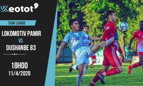 Soi kèo Lokomotiv Pamir vs Dushanbe 83 lúc 18h ngày 11/4/2020
