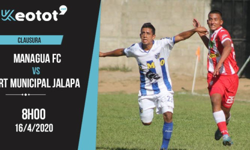 Soi kèo Managua FC vs ART Municipal Jalapa lúc 8h ngày 16/4/2020