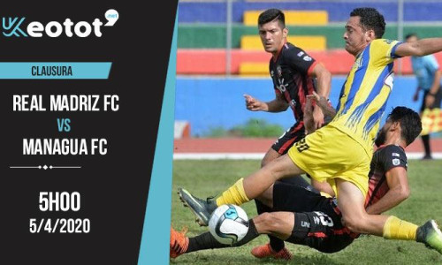 Soi kèo Real Madriz FC vs Managua FC lúc 5h ngày 5/4/2020
