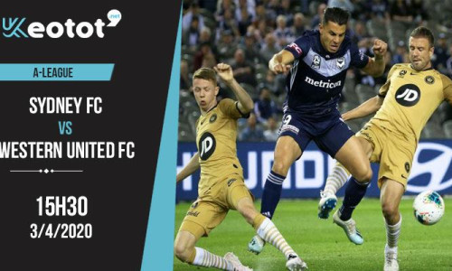 Soi kèo Sydney FC vs Western United FC lúc 15h30 ngày 3/4/2020