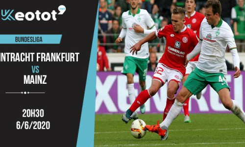 Soi kèo Eintracht Frankfurt vs Mainz lúc 20h30 ngày 6/6/2020