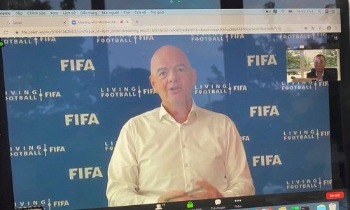 Chính thức: Chủ tịch FIFA gửi Video, tuyên bố cứu trợ Việt Nam 2 triệu đô