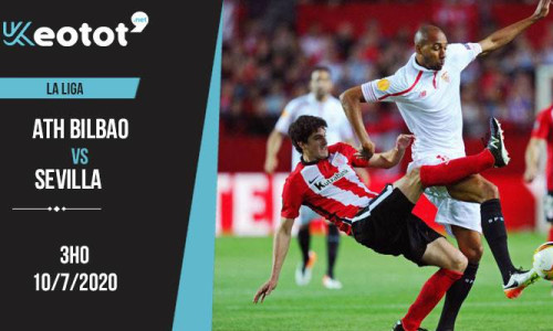 Soi kèo Athletic Bilbao vs Sevilla lúc 3h ngày 10/7/2020