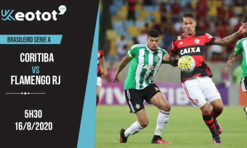 Soi kèo Coritiba vs Flamengo RJ lúc 5h30 ngày 16/8/2020