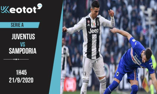 Soi kèo Juventus vs Sampdoria lúc 1h45 ngày 21/9/2020