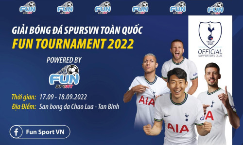 Fun88 tổ chức fun tournament, tài trợ cho clb spursvn tại Việt Nam